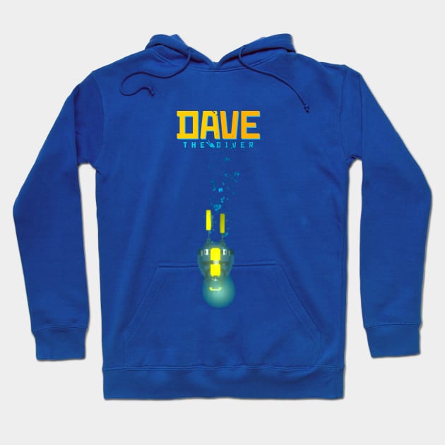 DAVE the diver - underwater_004 Hoodie by Buff Geeks Art